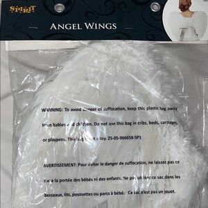 Spirit White Angel Wings Decor